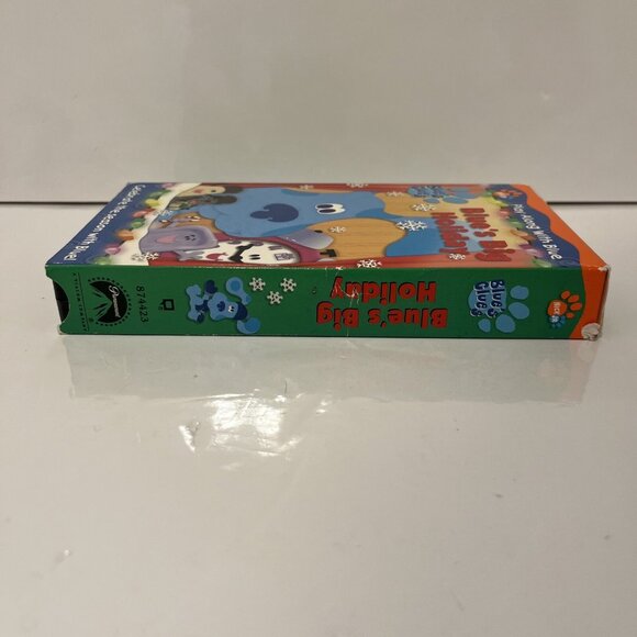 Nick Jr Blue’s Clues Play Along Big Holiday VHS Videocassette Christmas - Picture 5 of 7